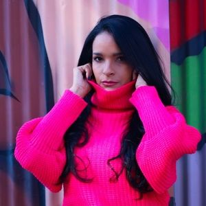 Poof sleeves turtleneck Sweater